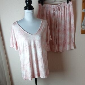 Floral Pink Sleepwear Set